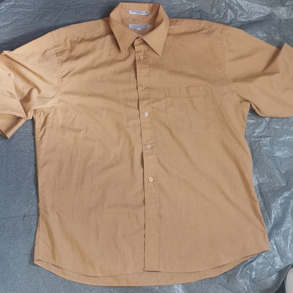 Protocol Men's Long sleeved Button up shirt 17/35  light brown - Picture 6 of 11